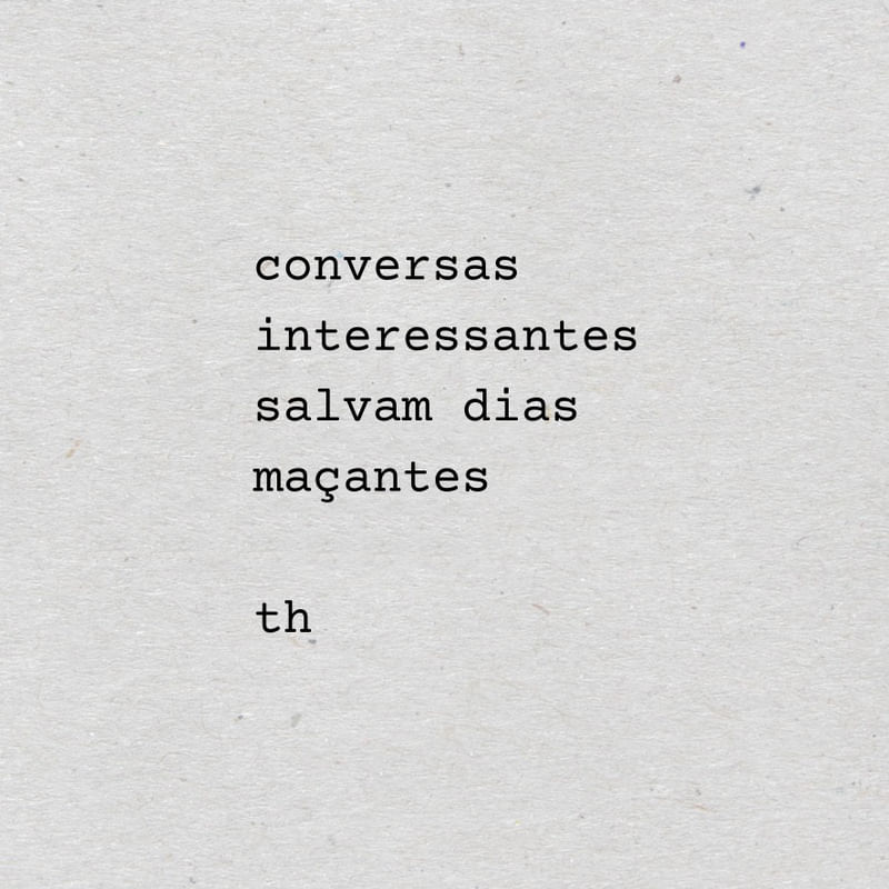 CONVERSAS INTERESSANTES