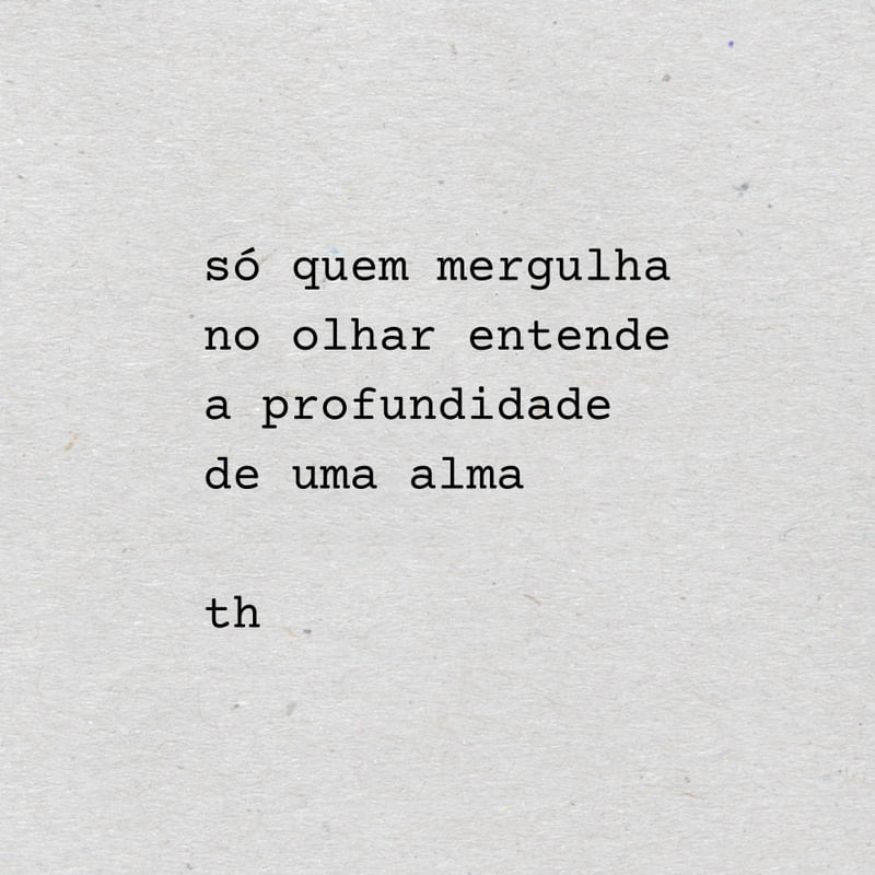PROFUNDIDADE DE UMA ALMA