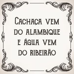 CACHAÇA E ÁGUA Q