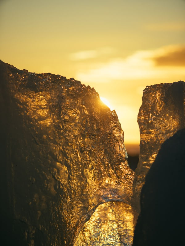 ICEBERG SUNSET
