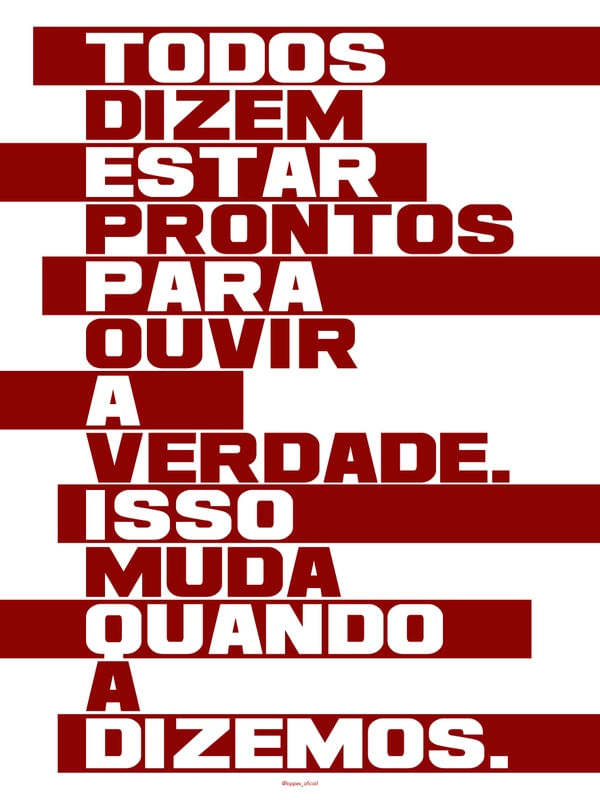 PRONTOS PARA A VERDADE?