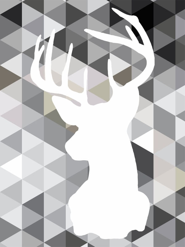 ABSTRACT DEER BACK