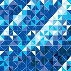 ABSTRACT TRIANGLE BLUE WHITE