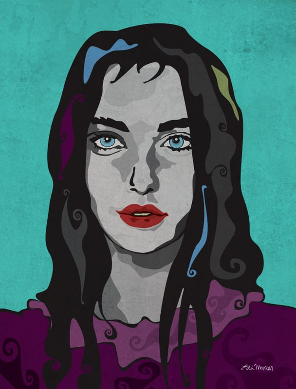 BLUE EYES WOMAN