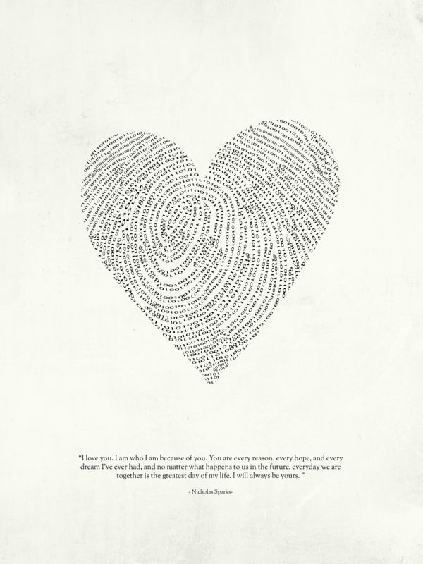FINGERPRINT HEART