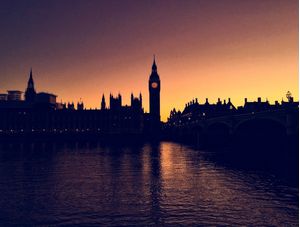 SUNSET IN LONDON