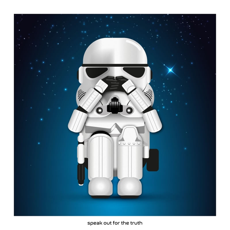 STORMTROOPER "DON'T SPEAK"