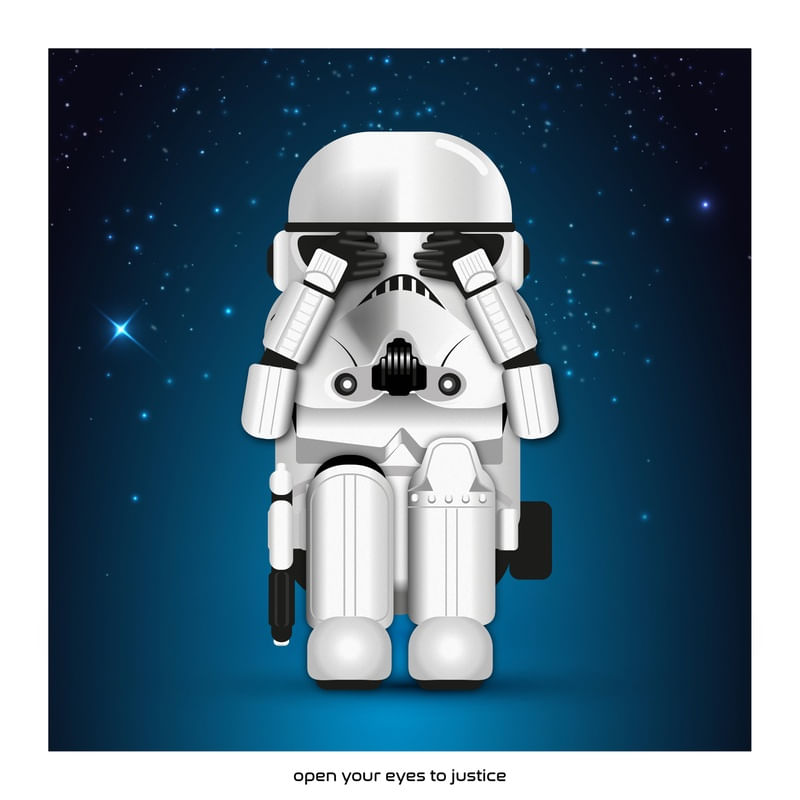 STORMTROOPER "I CAN'T SEE"