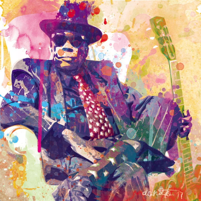 JOHN LEE HOOKER AQUARELA