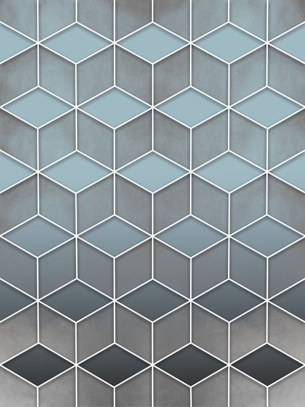 CUBES SIVER AND GRAY