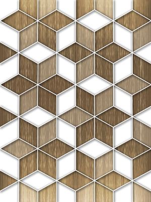 CUBES STRAW AND WHITE
