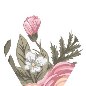 FLORES SIMPLES EM GUACHE