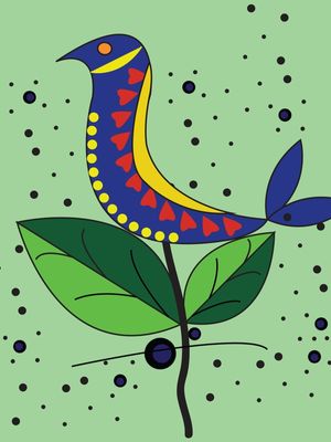 BIRD ART...TAS