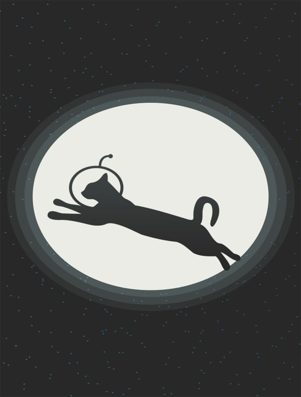 FLY ME TO THE MOON CAT
