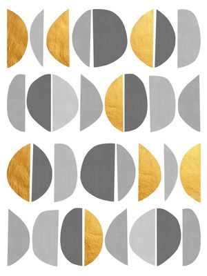 GEOMÉTRICO MINIMALISTA E DOURADO II