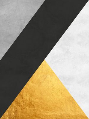 CINZA NEGRO E OURO