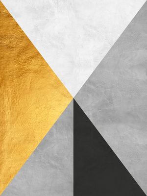 CINZA NEGRO E OURO I
