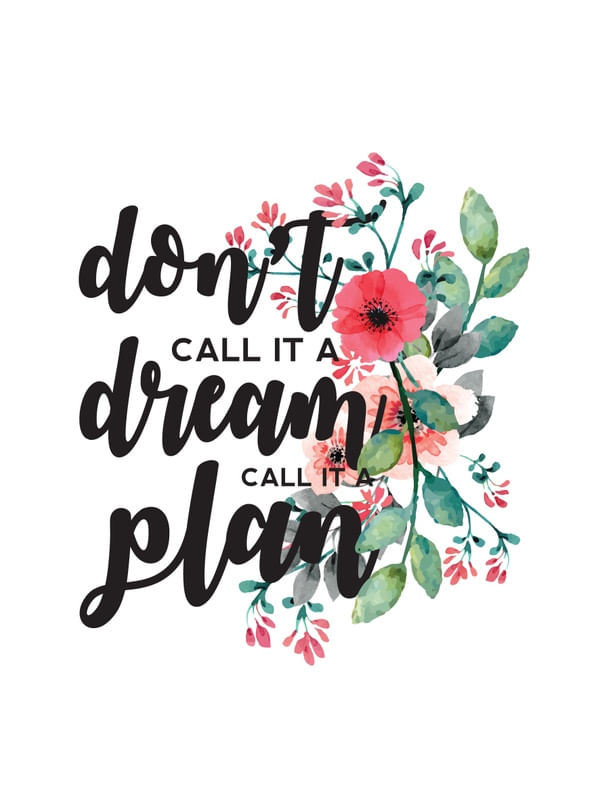 DON'T CALL IT A DREAM CALL IT A PLAN II