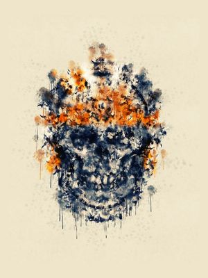 SKULL PAINTING