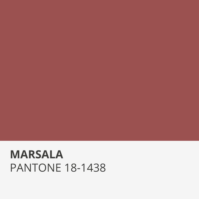 PANTONE MARSALA