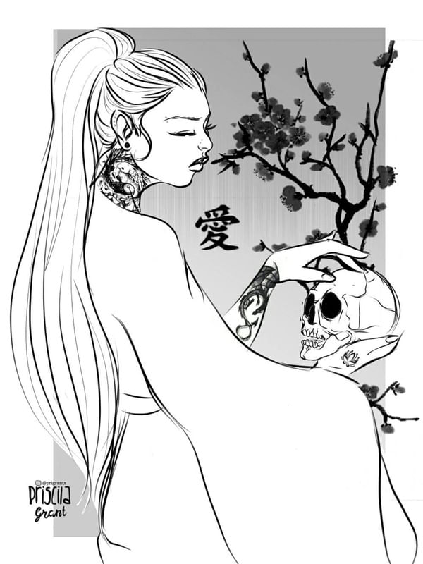 DRAMATIC SKULL