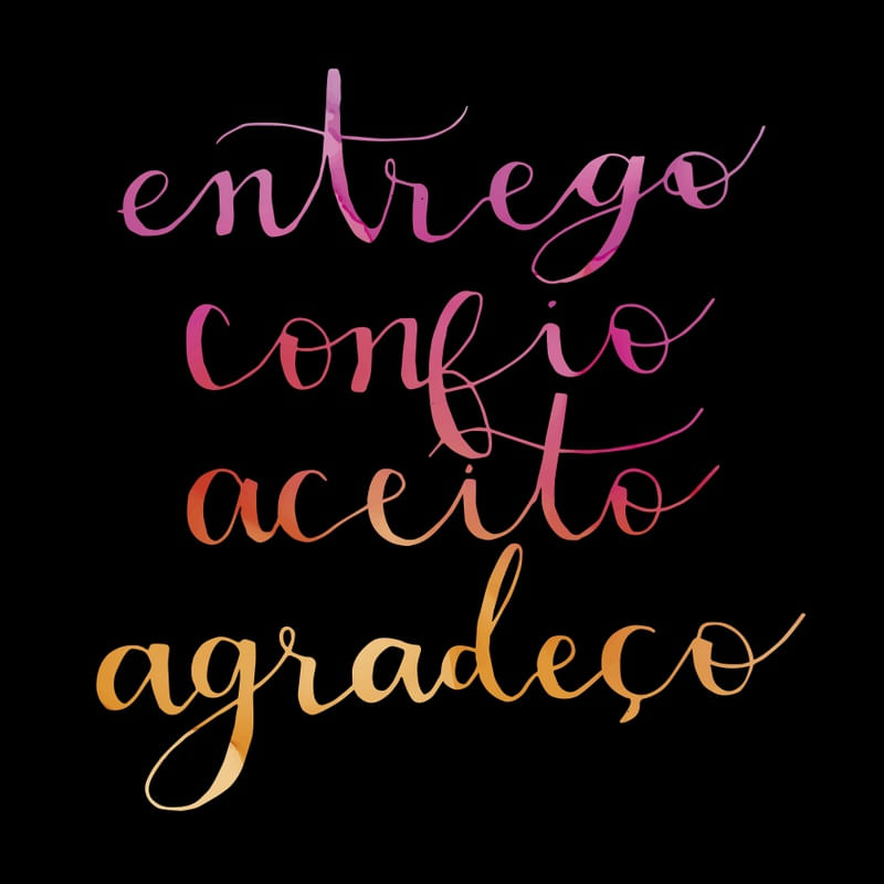ACEITO E CONFIO