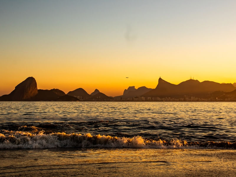 RELEVO DO RIO, VISTA DE NITERÓI