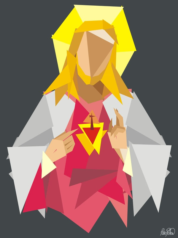 JESUS - GEOMETRIC STYLE