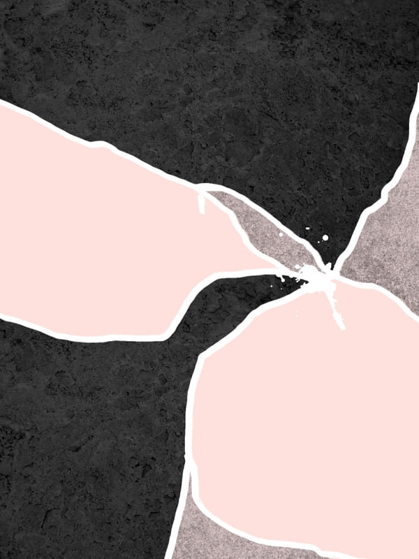 ABSTRATO PEDRAS ROSA II