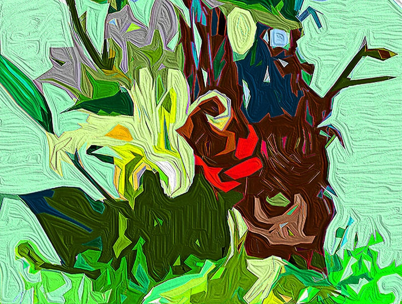 FLOR CUBISTA