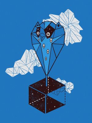 GEO CORUJA CUBO