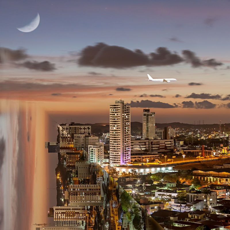 CIDADE - NATAL INTERFERÊNCIA URBANA - CREPÚSCULO