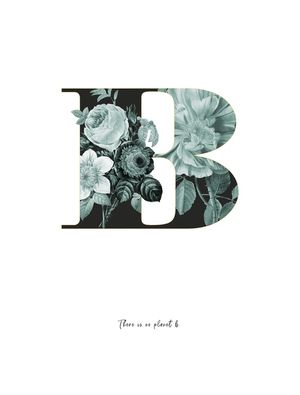 FLOWER ALPHABET B