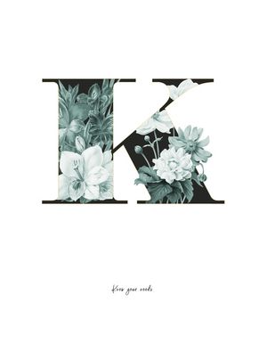 FLOWER ALPHABET K