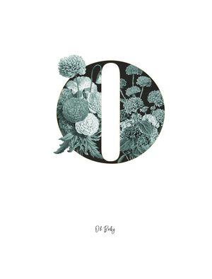 FLOWER ALPHABET O