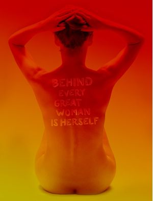 WOMAN IS HERSELF