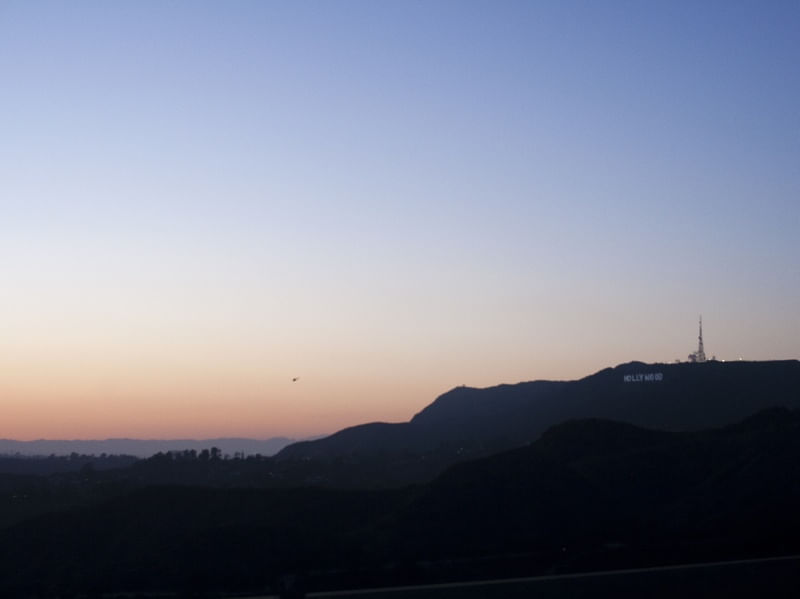 PÔR DO SOL EM HOLLYWOOD
