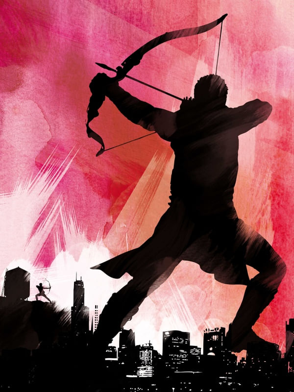 ALTERNATIVE HAWKEYE WATERCOLOR ART