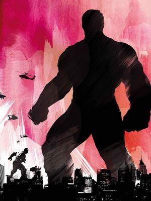 ALTERNATIVE HULK WATERCOLOR ART