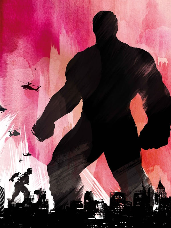 ALTERNATIVE HULK WATERCOLOR ART
