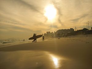 SUNSET NA BARRA