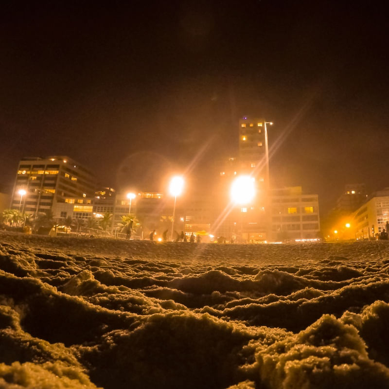NOITE NA AREIA