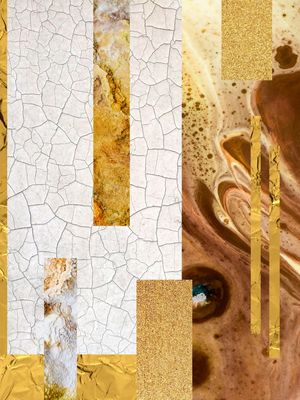 GEO TEXTURE GOLD I