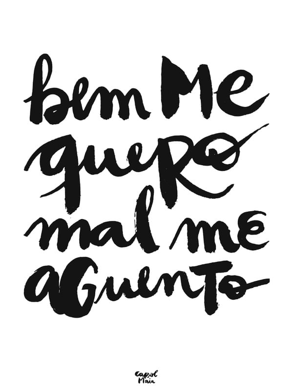 BEM ME QUERO MAL ME AGUENTO