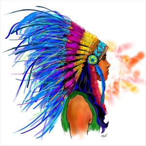 DAMA BUSTO APACHE