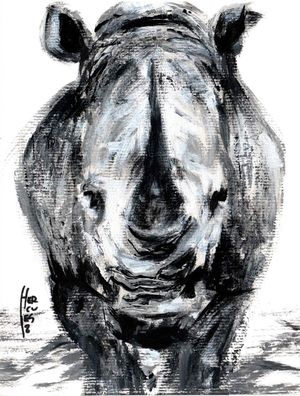 RHINOCEROS PAINTING