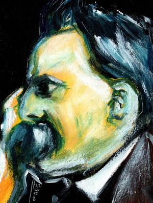 NIETZSCHE PAINTING