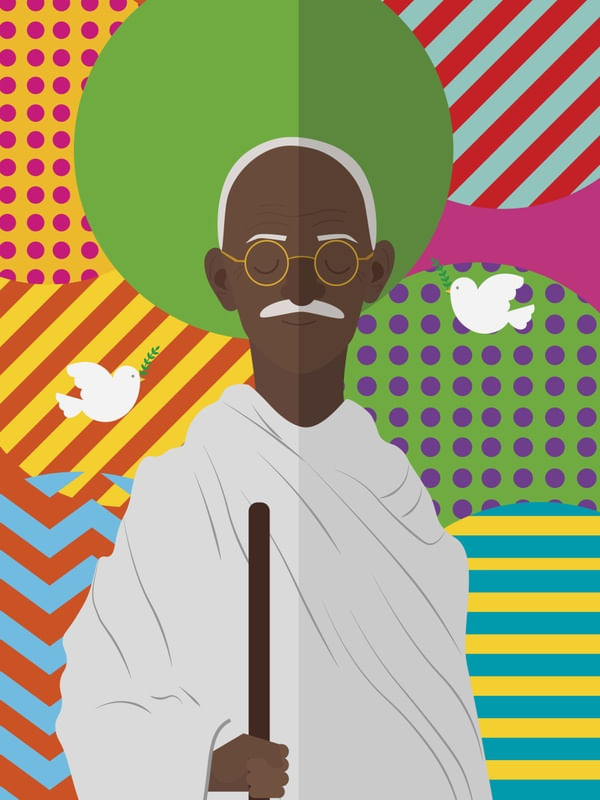 PEACE OF GANDHI