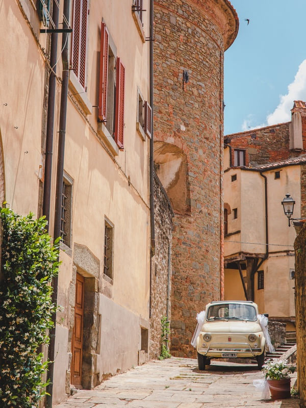 CENAS DO INTERIOR DA ITÁLIA - FIAT 500 NA TOSCANA