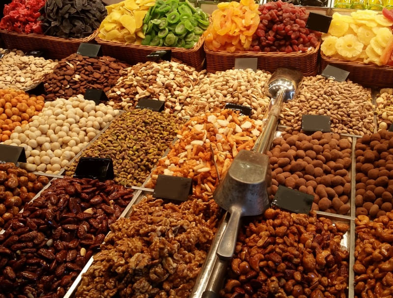 FRUTAS SECAS NO MERCADÃO